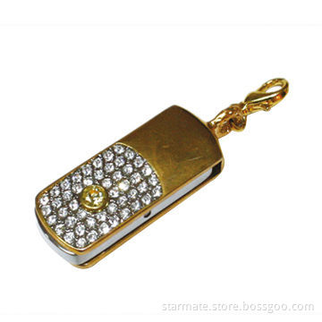 Jewelry-shaped USB Flash Drive with 32MB to 16GB Memory Capacity, OEM and ODM Orders Welcomed